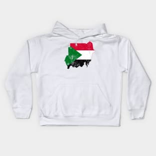 Sudan flag Kids Hoodie